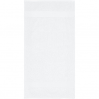 Logo trade liikelahja mainoslahja tuotekuva: Charlotte puuvillainen pyyhe, 450 g/m², 50x100 cm